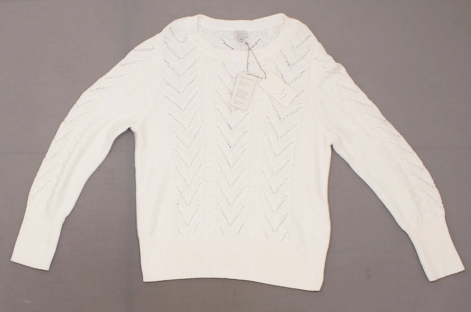 A New Day Women's Crewneck Stitch Detail Pullover Sweater