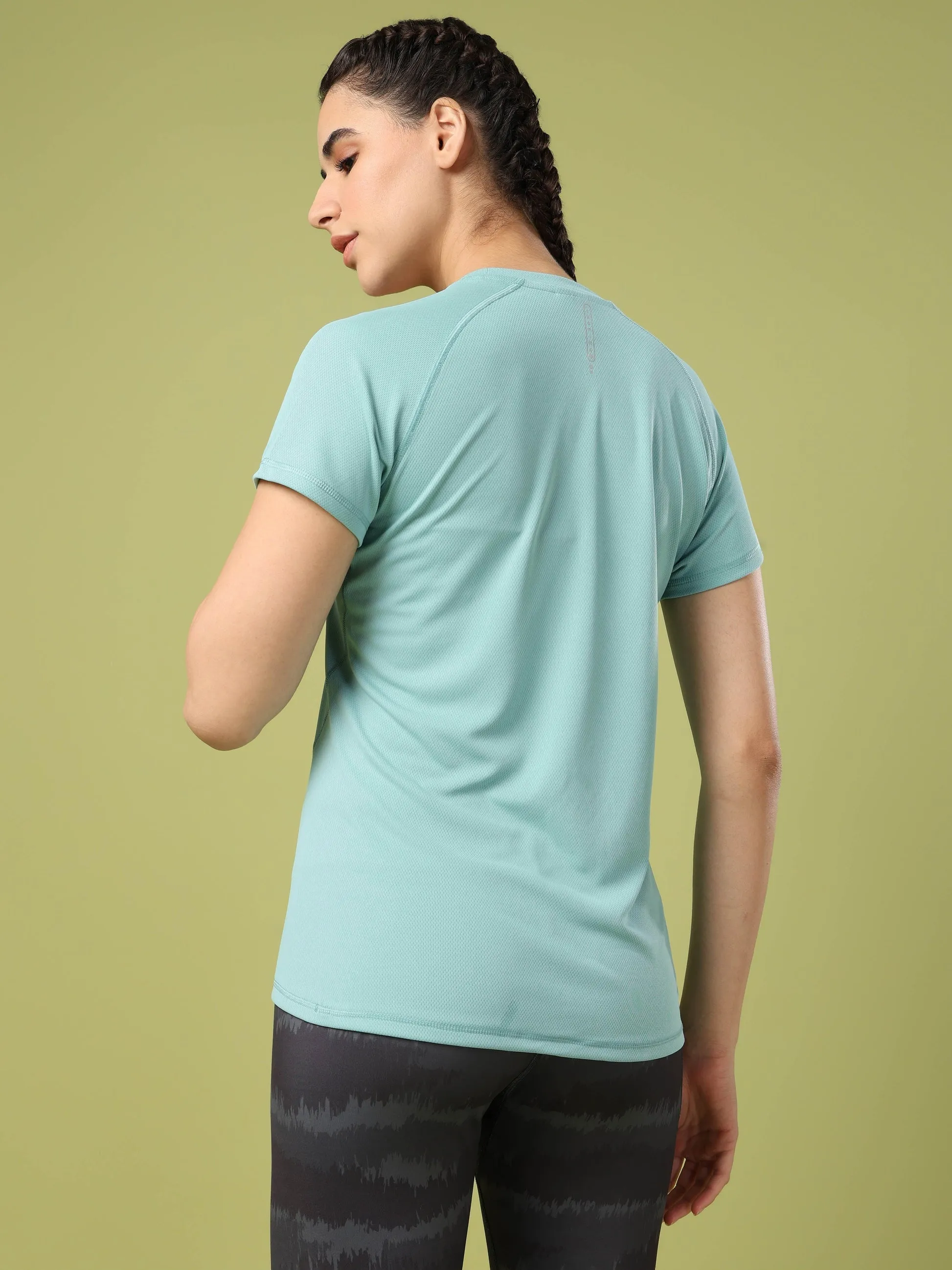 Active Crew Neck T-Shirt - Lake Green