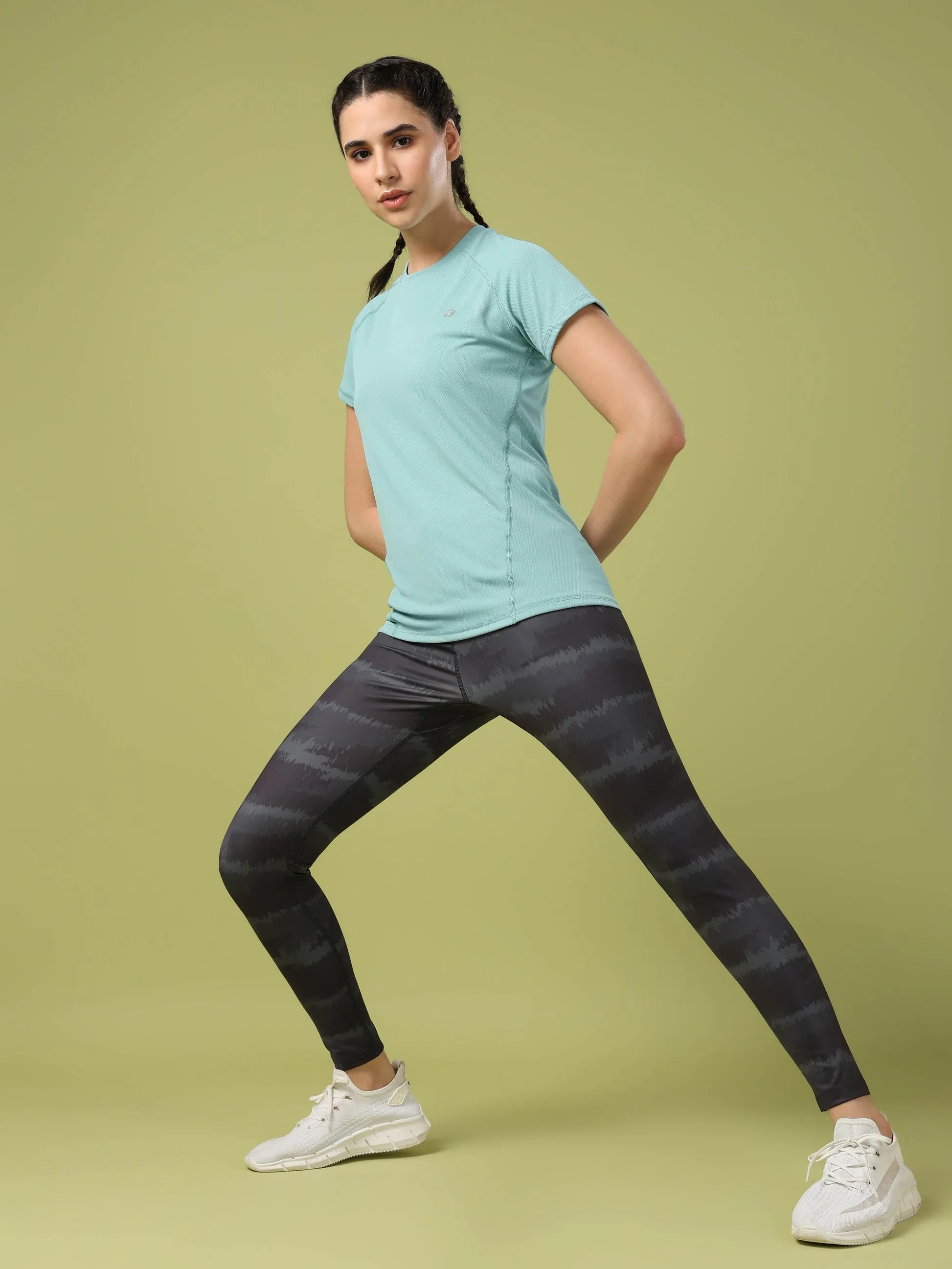 Active Crew Neck T-Shirt - Lake Green