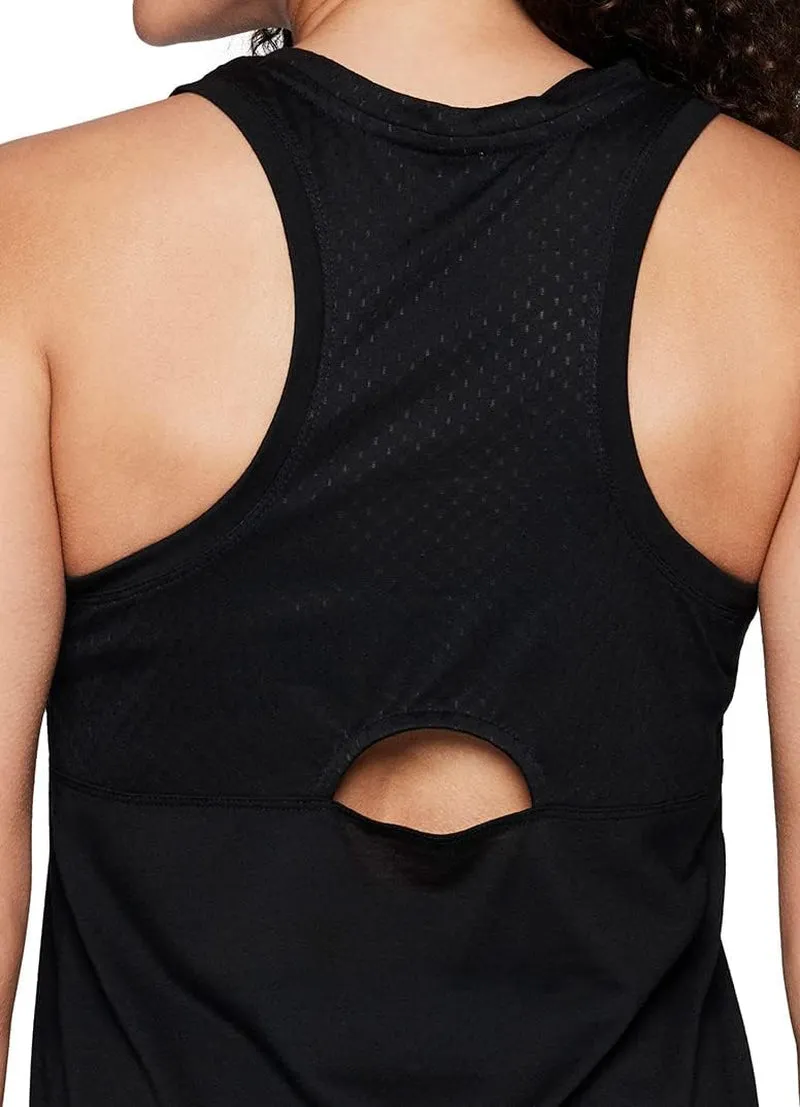 Active Women'S Sleeveless Athletic Performance Running Workout Yoga Tank Top with Mesh Ventilation