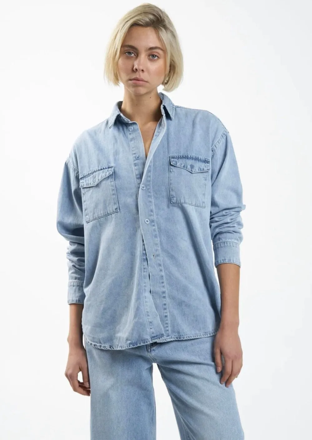 Adrian Denim Shirt Endless Blue
