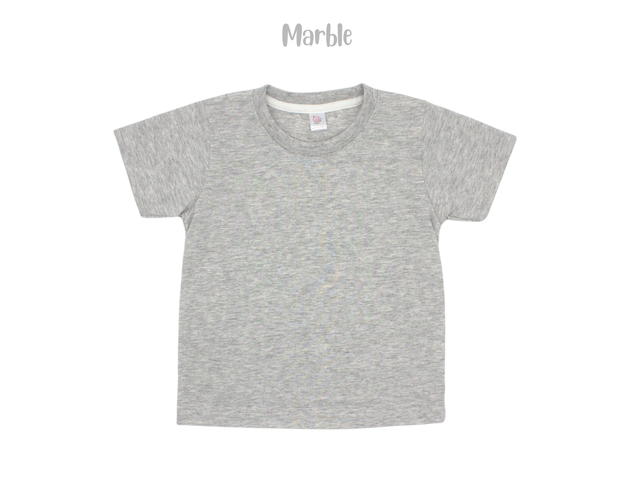 Adult polyester unisex short sleeve crew neck shirt