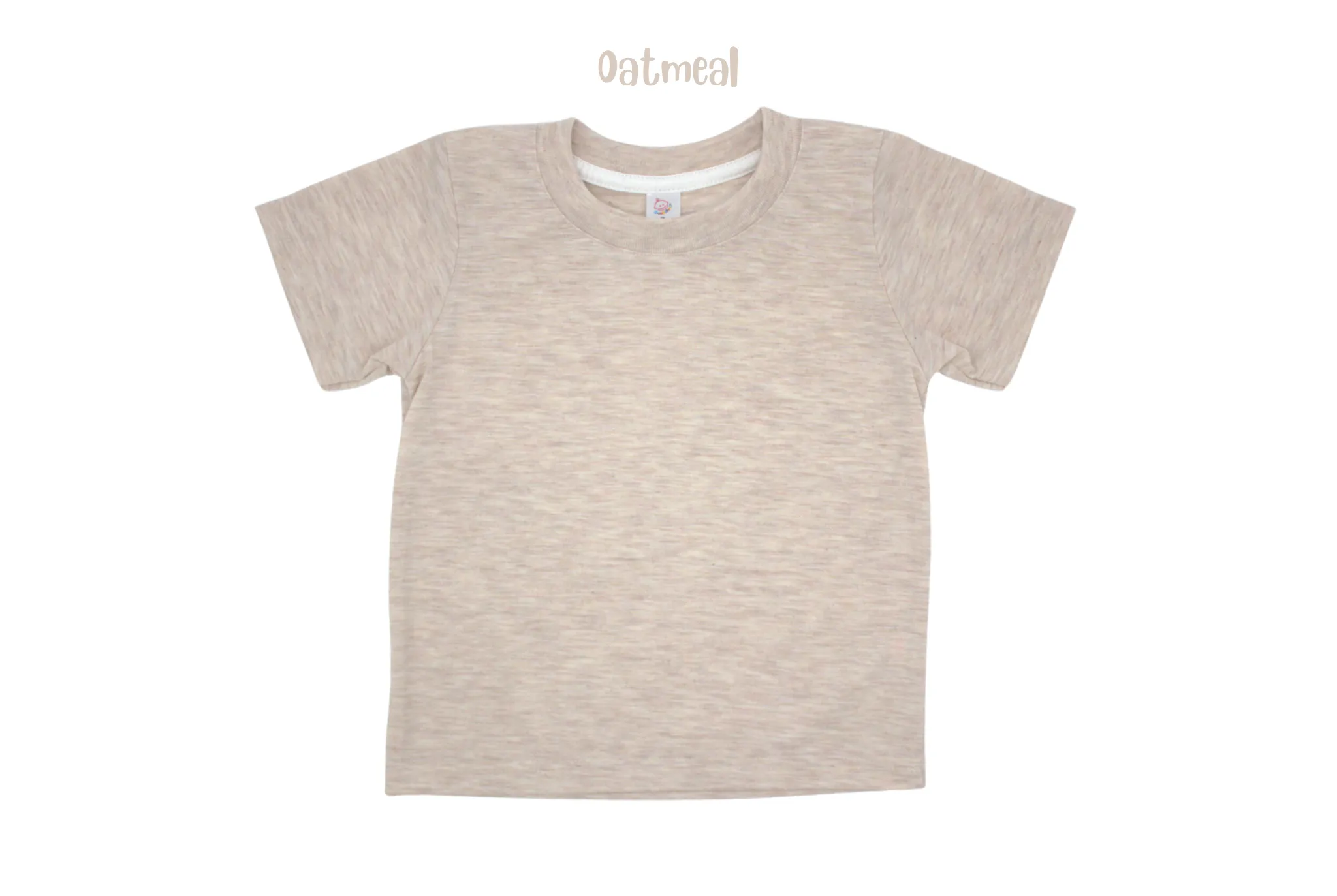 Adult polyester unisex short sleeve crew neck shirt