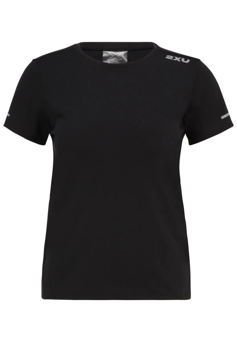 Aero T-Shirt Damen - black/silver reflective