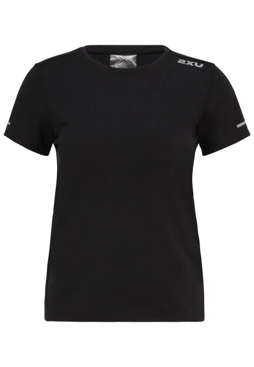 Aero T-Shirt Damen - black/silver reflective