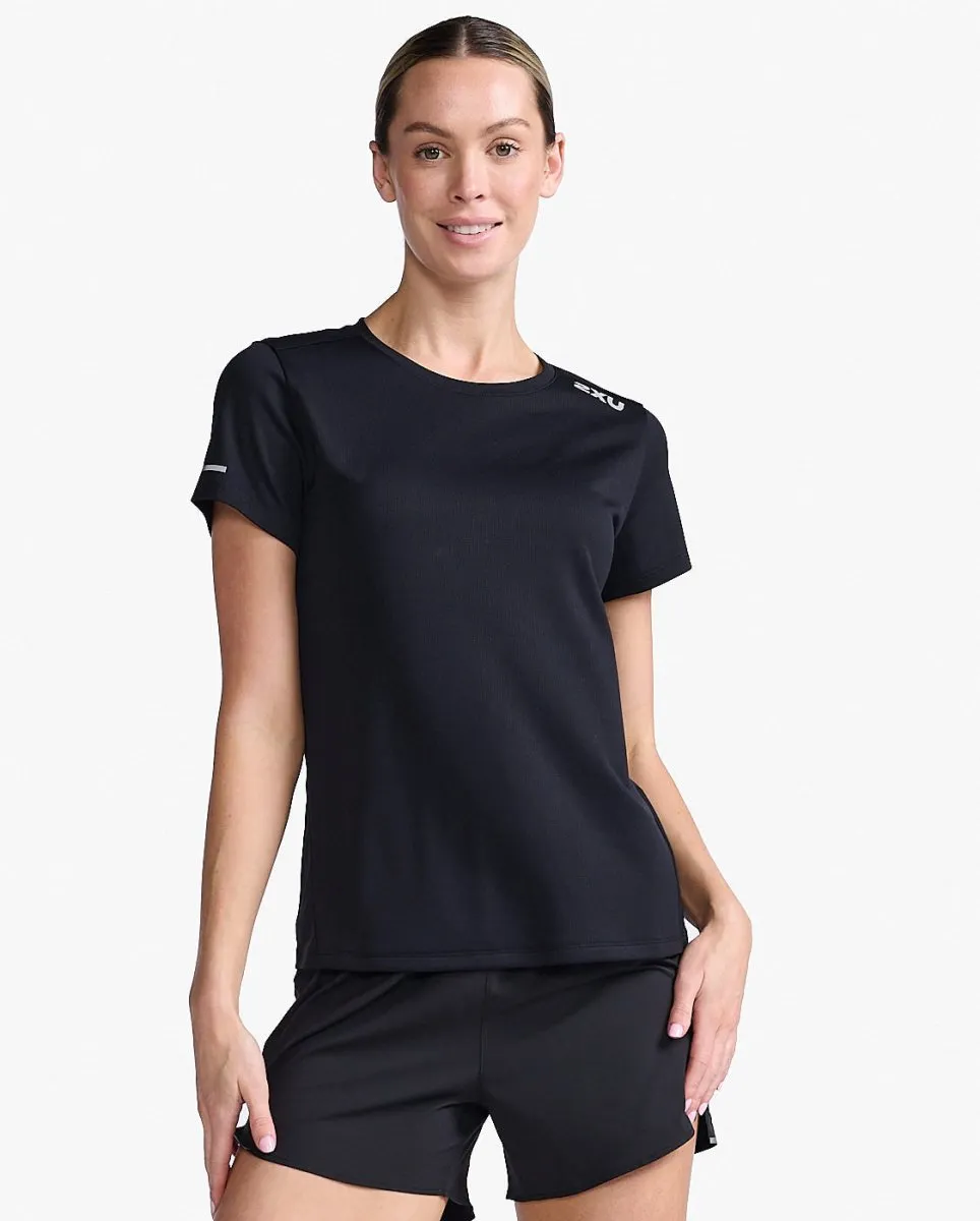 Aero T-Shirt Damen - black/silver reflective