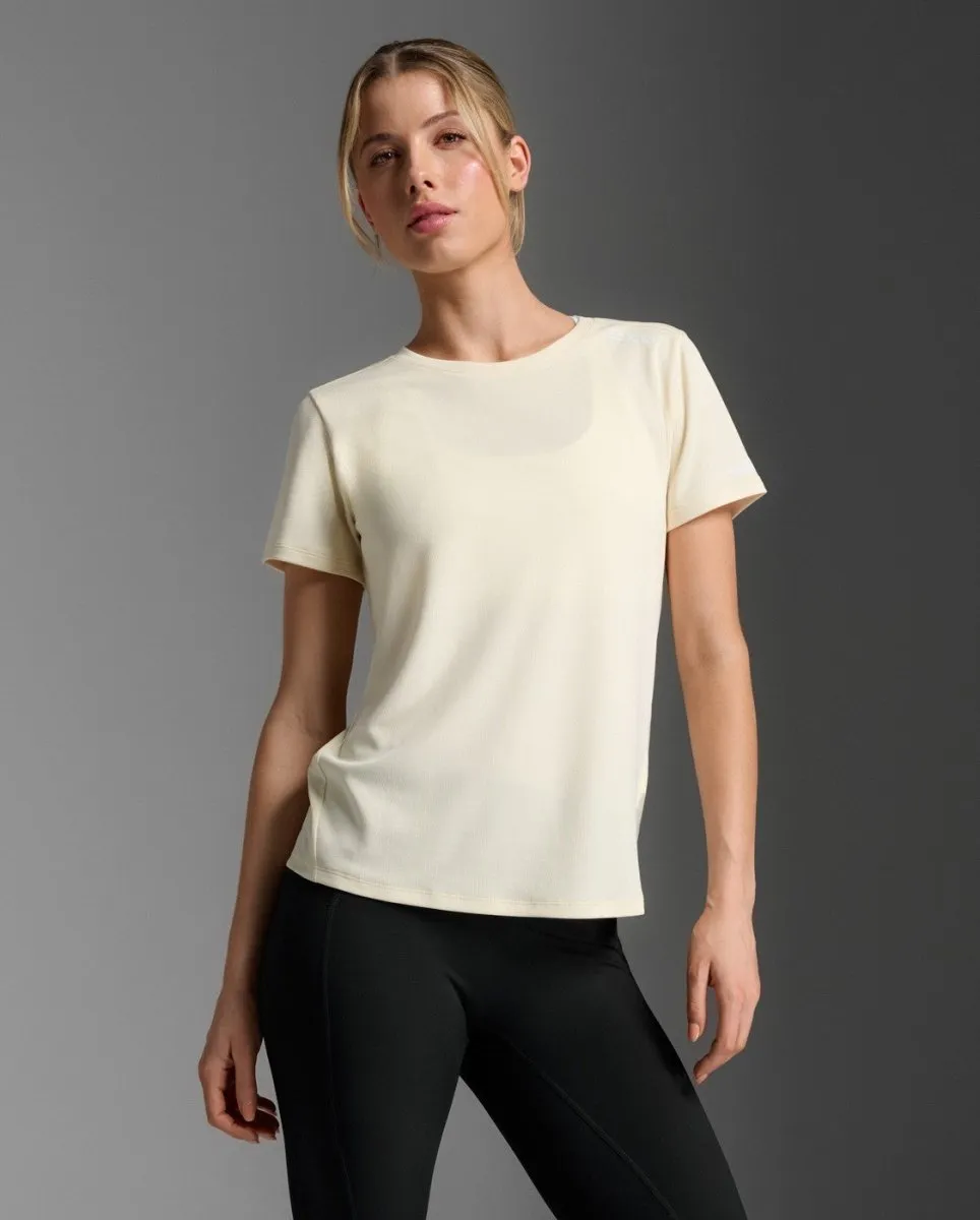 Aero T-Shirt Damen - pixel lemon/white reflective