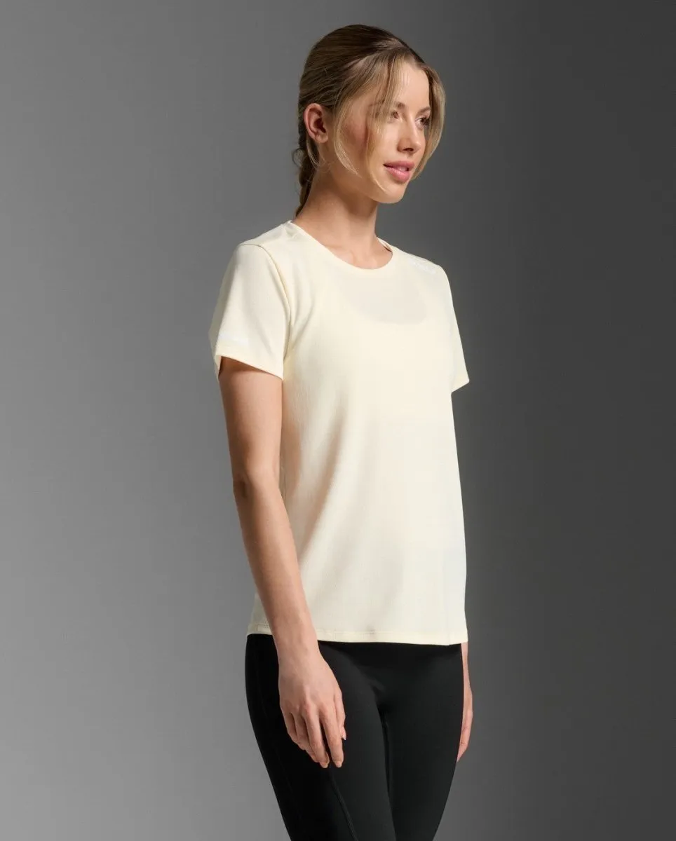 Aero T-Shirt Damen - pixel lemon/white reflective