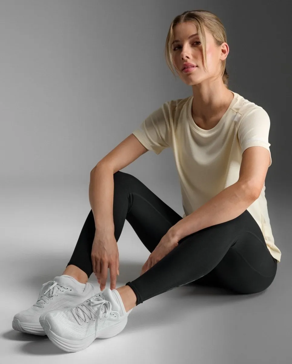 Aero T-Shirt Damen - pixel lemon/white reflective