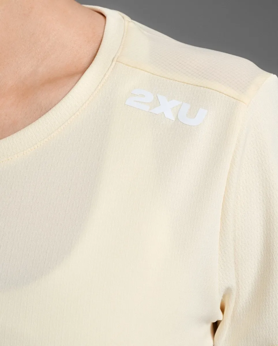 Aero T-Shirt Damen - pixel lemon/white reflective