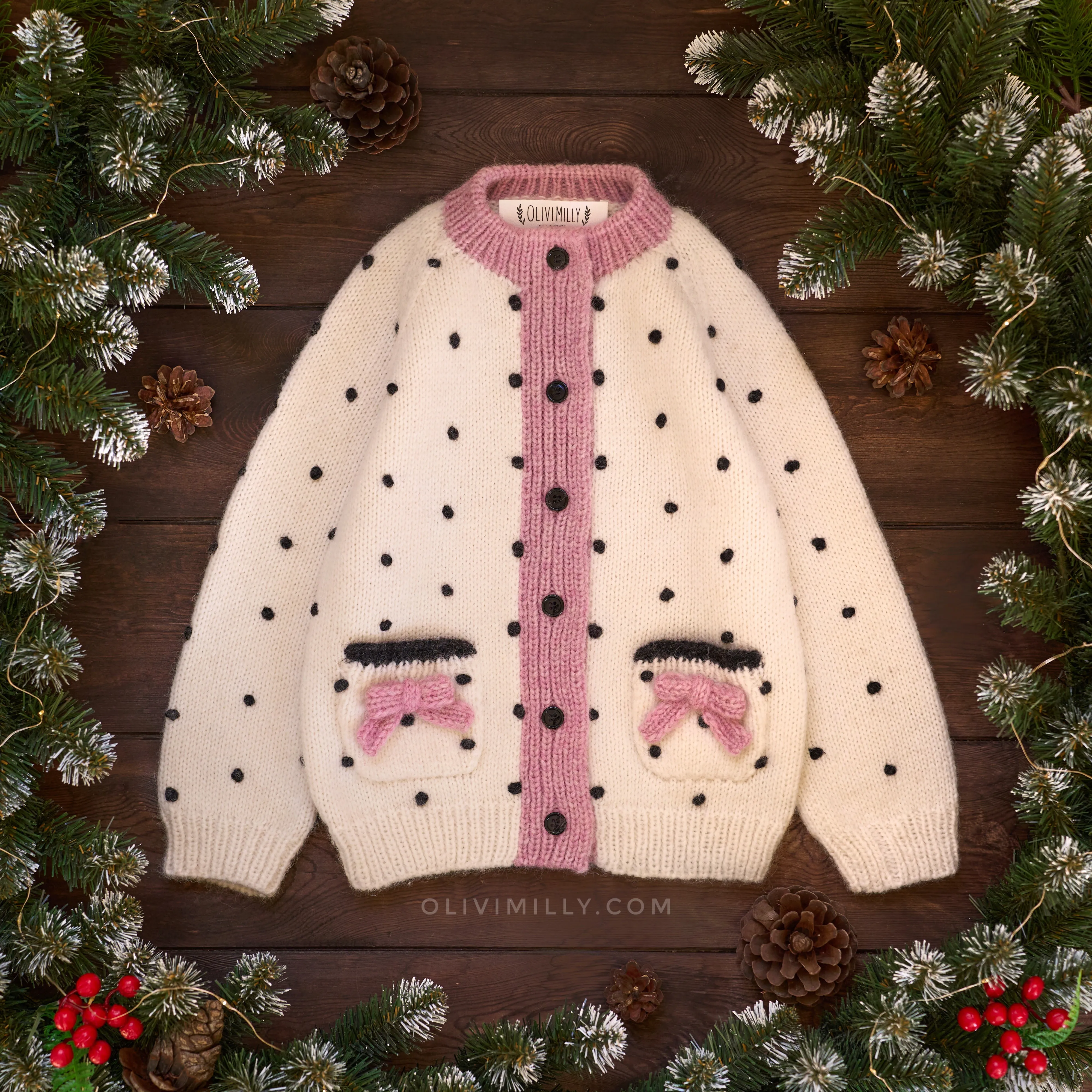Amelia cardigan | powder pink