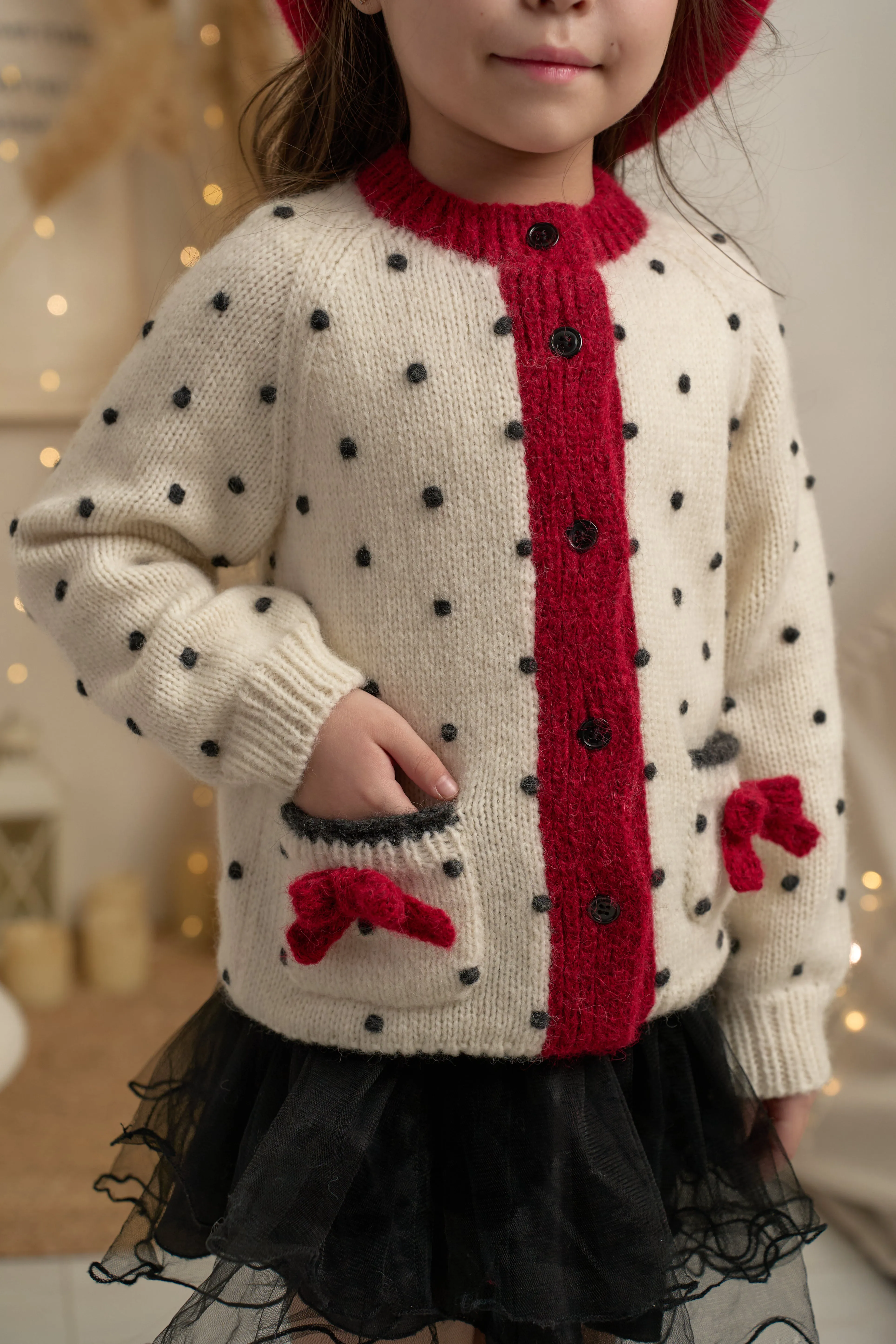 Amelia cardigan | Red