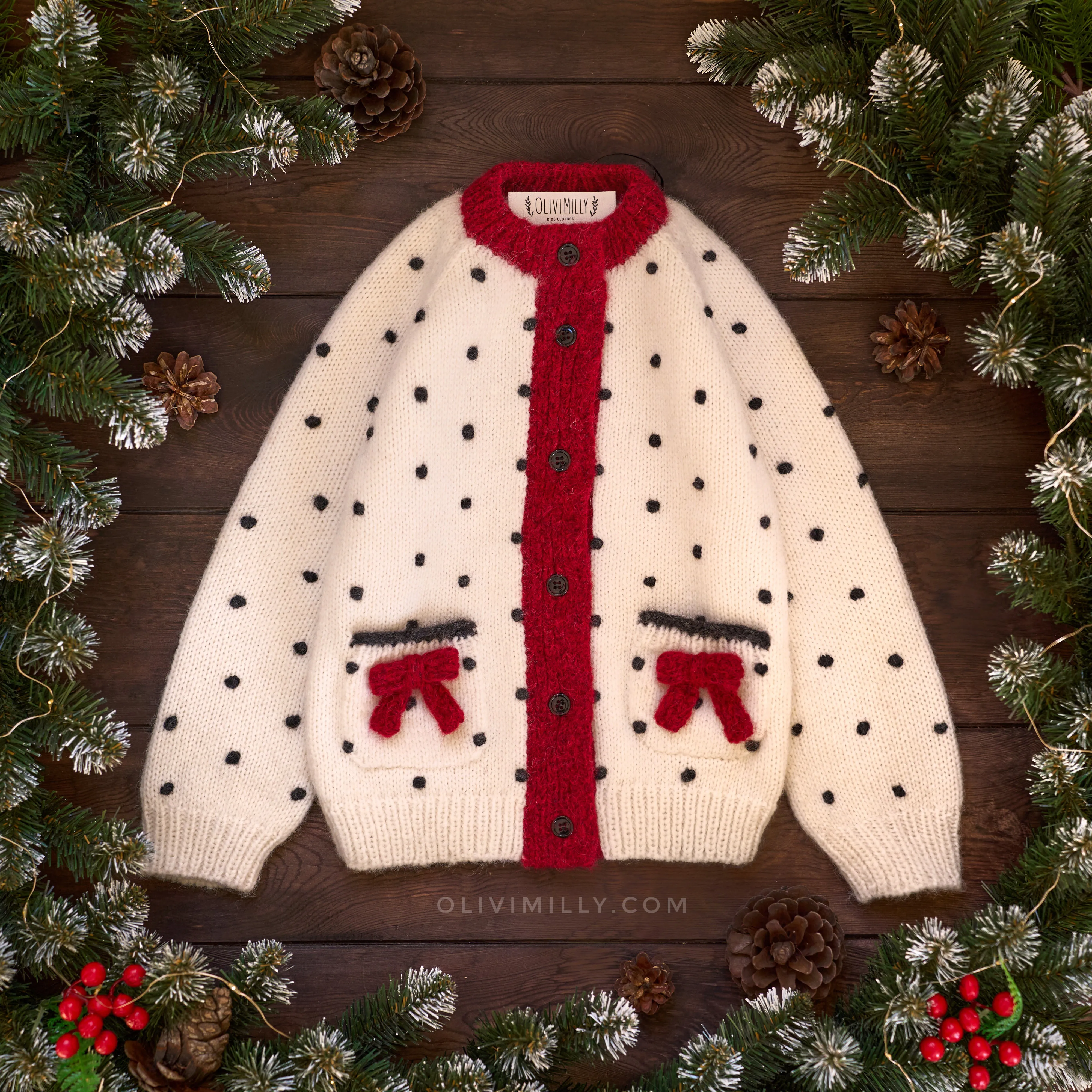 Amelia cardigan | Red