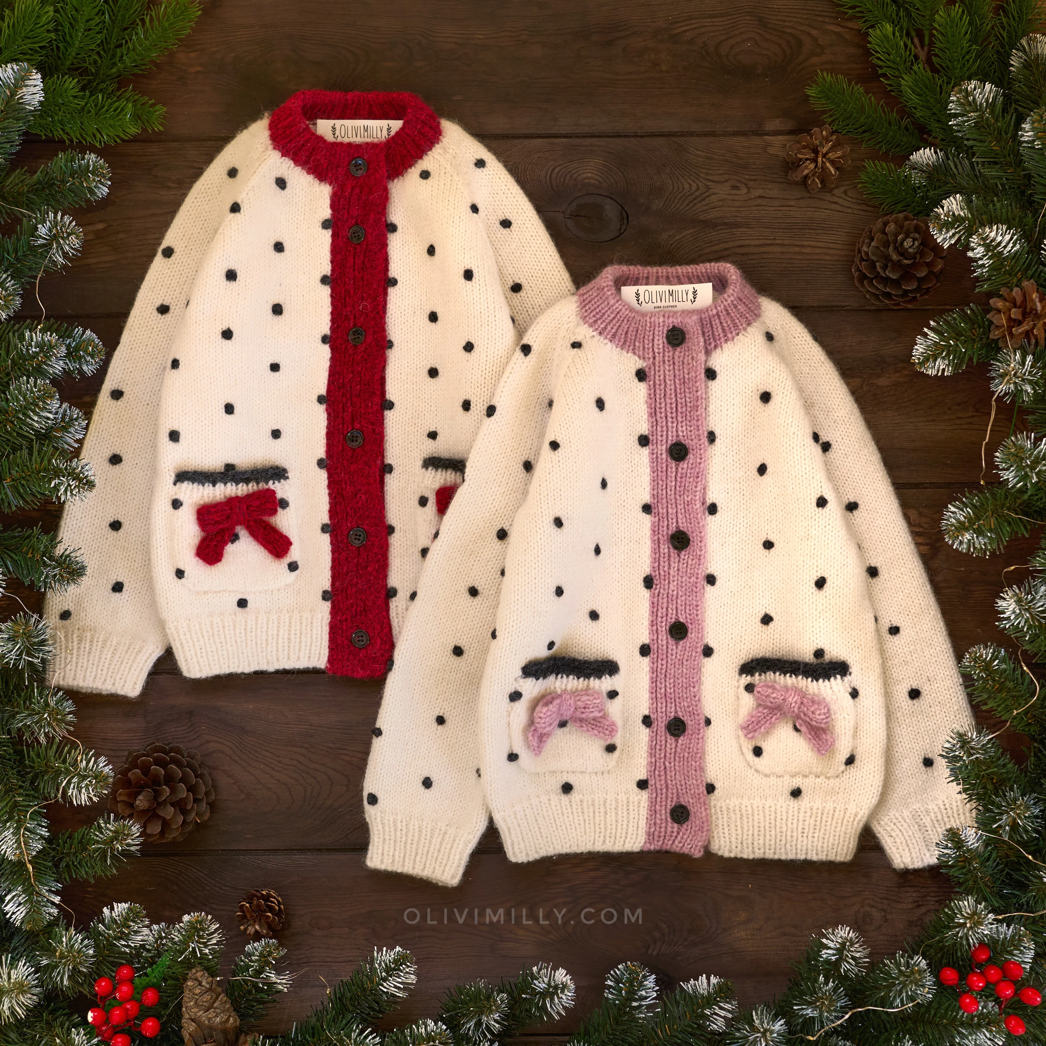 Amelia cardigan | Red