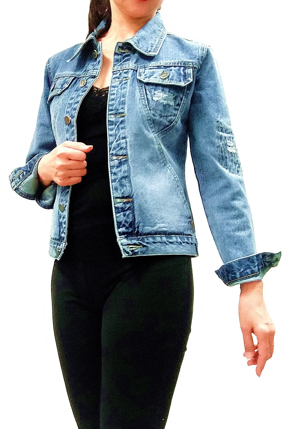 Angelaa Denim Jacket