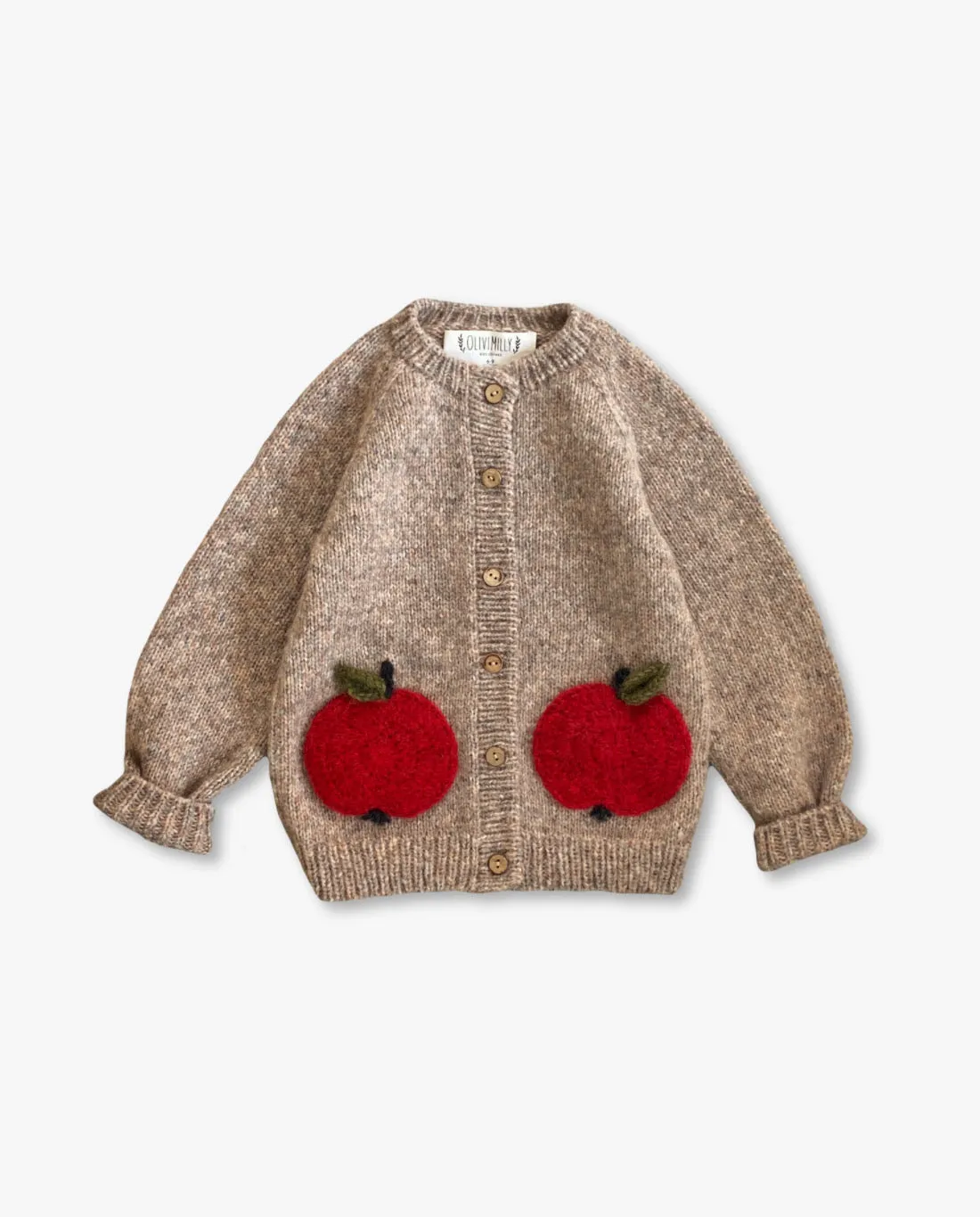 Apple cardigan | Beigebrown