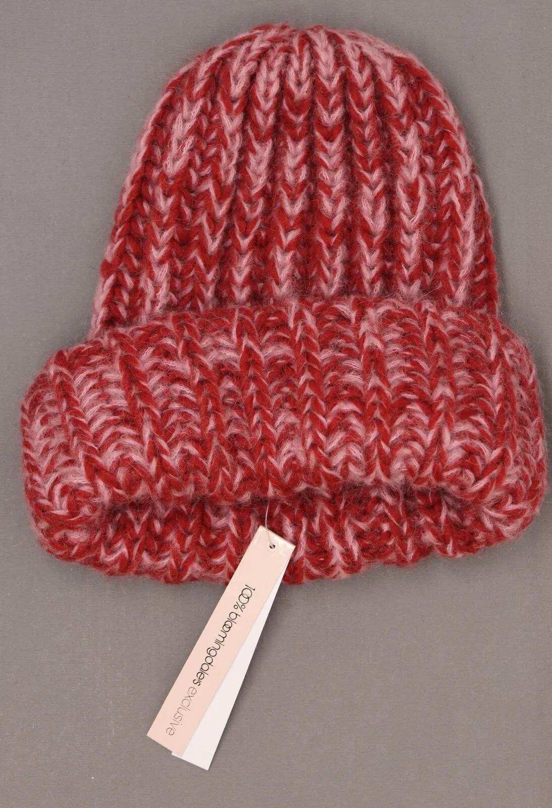 Aqua Women's Marled Chunky Rib Knit Beanie