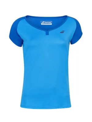 Babolat Women's Play Cap Sleeve Top - Blue Aster
