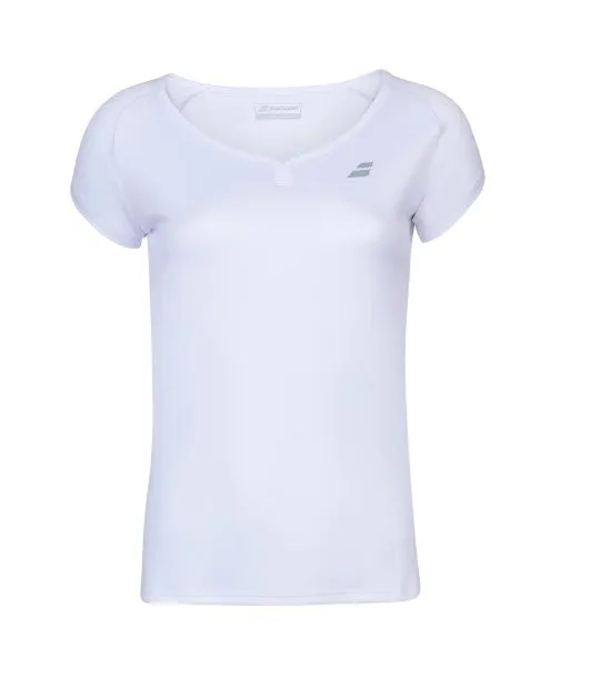 Babolat Women's Play Cap Sleeve Top - White
