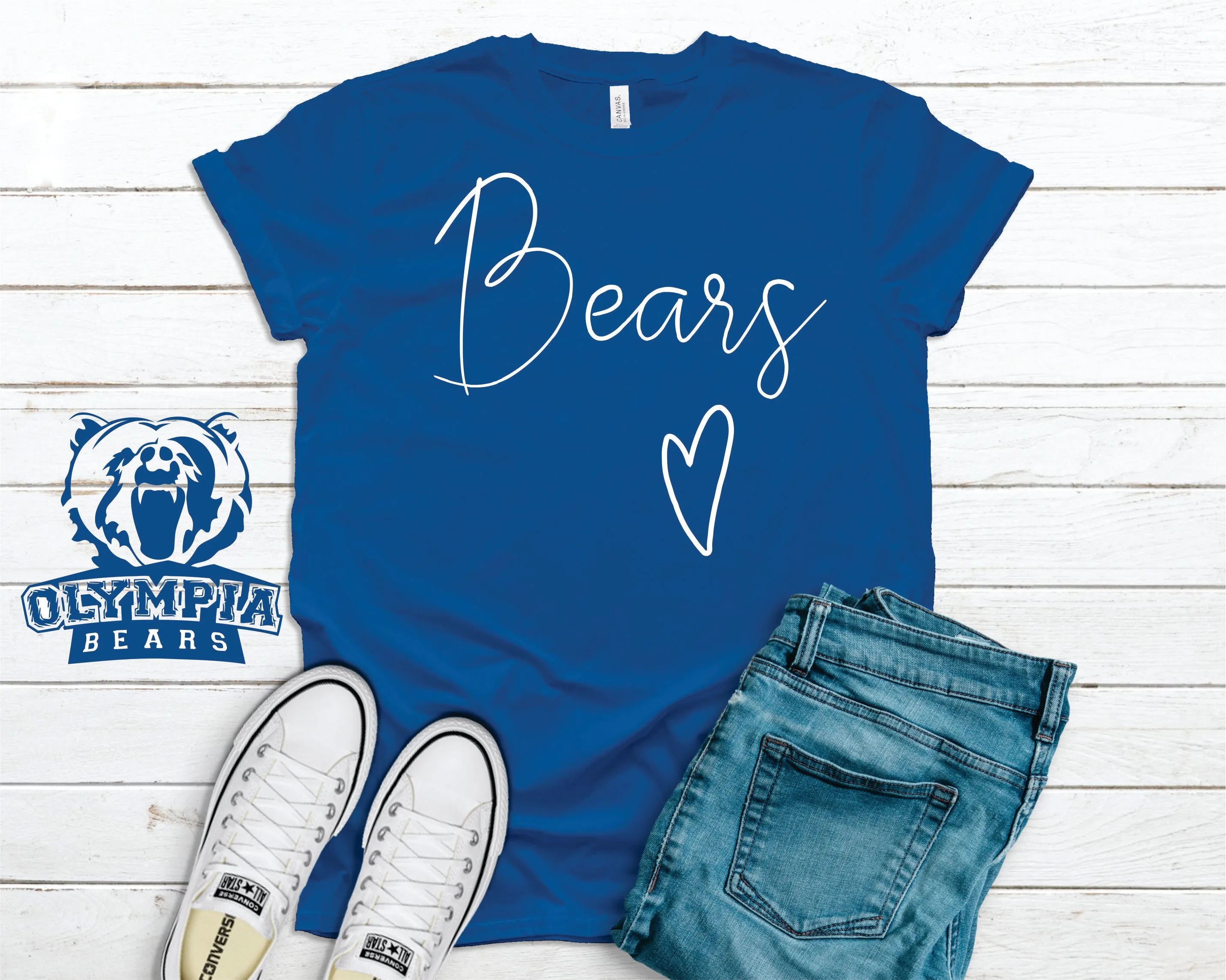 Bella Canvas School Spirit T Shirt
