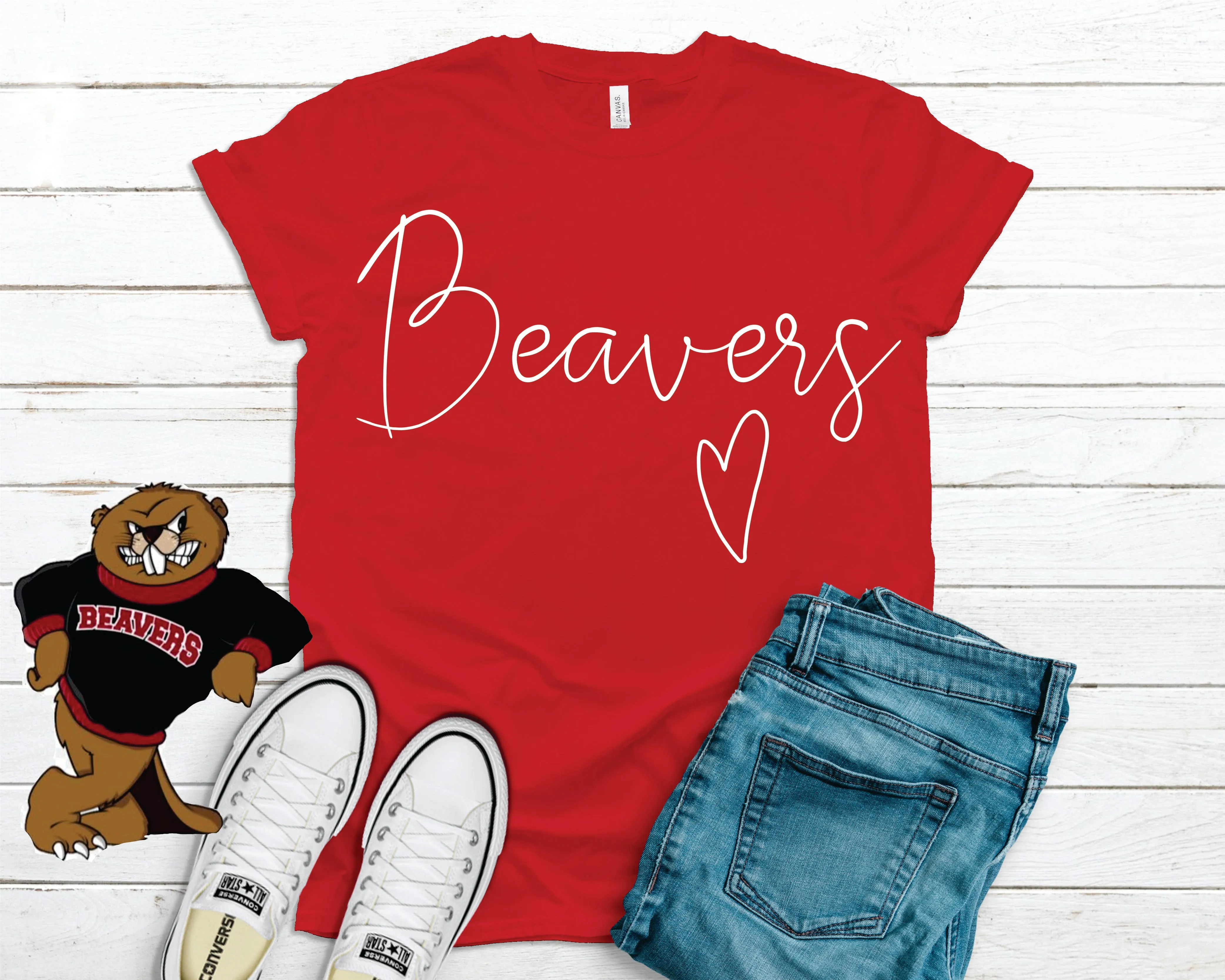 Bella Canvas School Spirit T Shirt