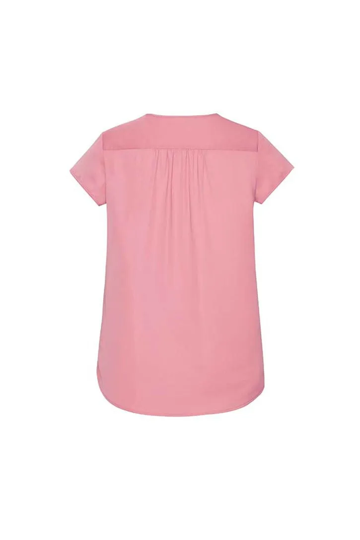 Biz Corporates RB967LS Kayla Ladies V Neck Pleat Blouse