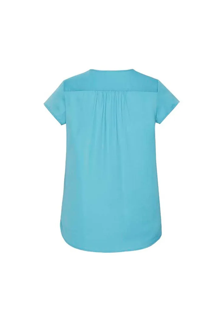 Biz Corporates RB967LS Kayla Ladies V Neck Pleat Blouse