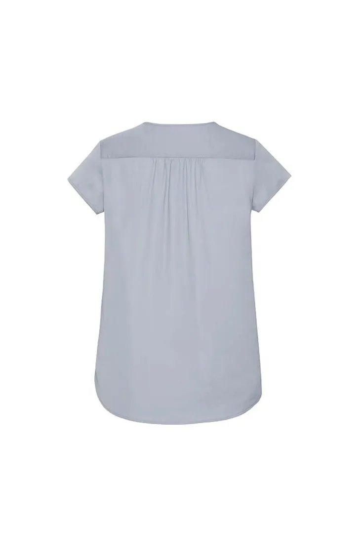 Biz Corporates RB967LS Kayla Ladies V Neck Pleat Blouse
