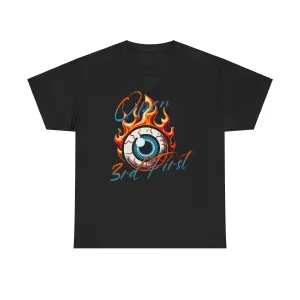 Bold Graphic Tee - Open 3rd First Eye Design, Unisex Cotton T-Shirt for Streetwear, Casual Style, Unique Gift