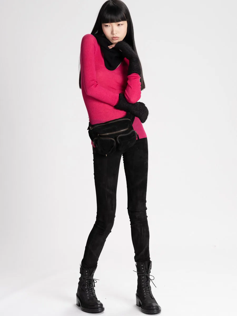Bonnie Young V Neck Cashmere Silk Sweater