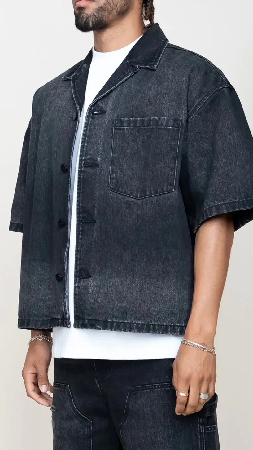 Boxy Denim Shirt