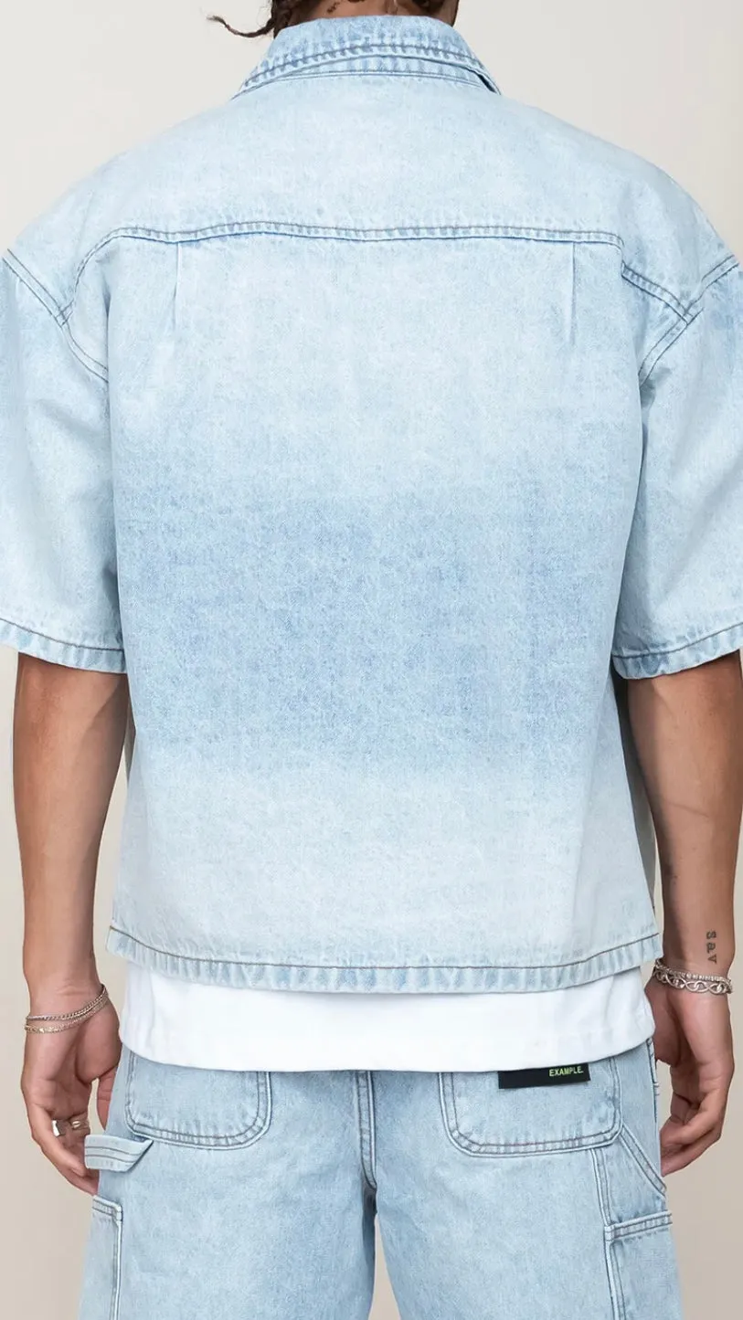 Boxy Denim Shirt