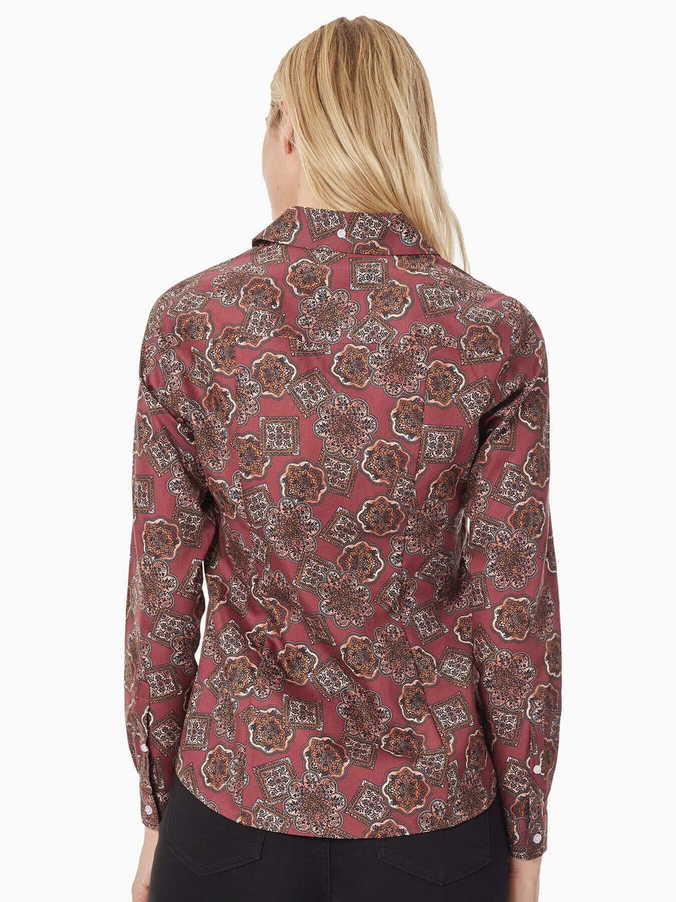 Button-Front Cotton Shirt