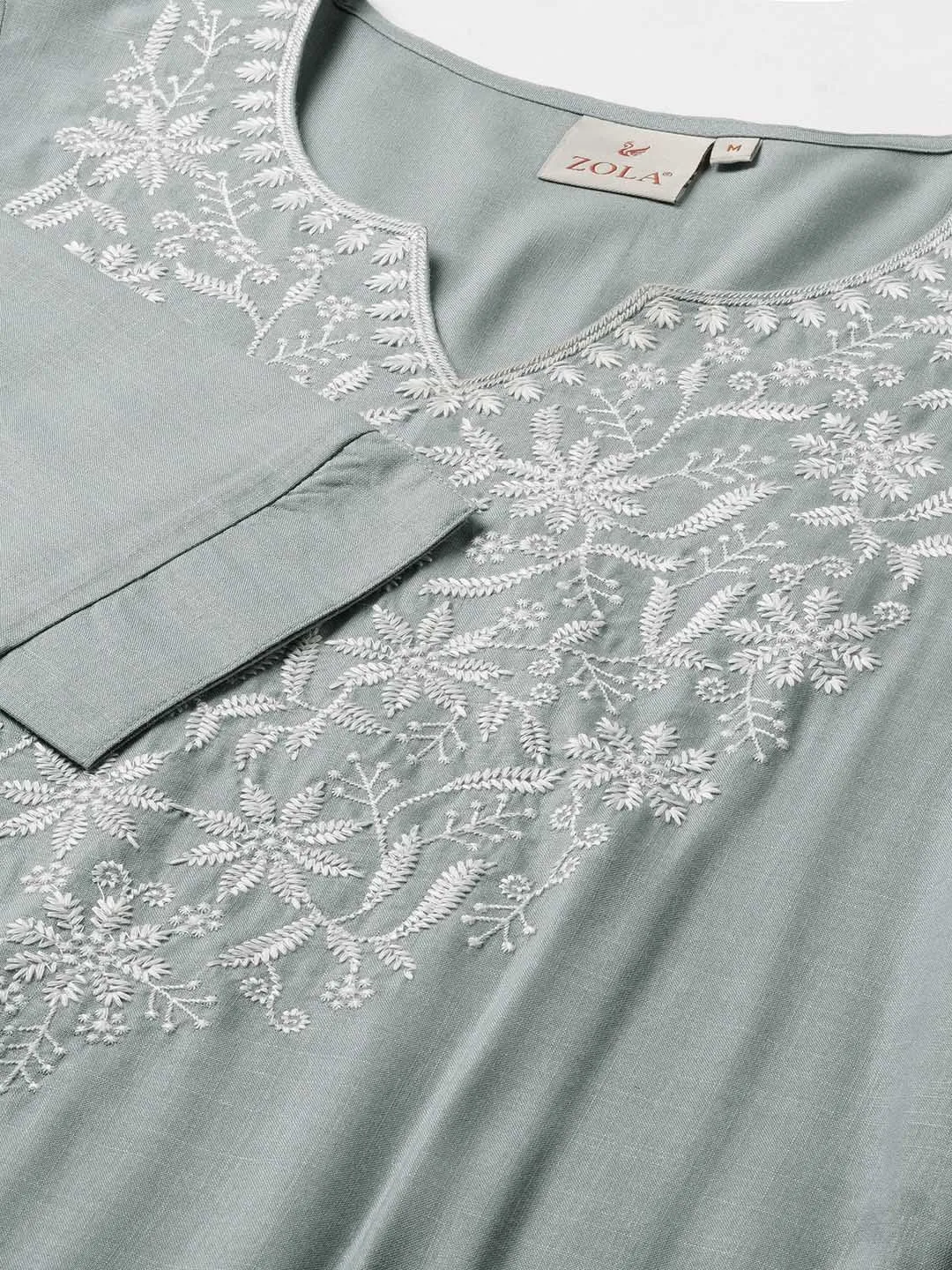 Buy Grey Comfort Fit Rayon Kurta For Women Online In India - Zola