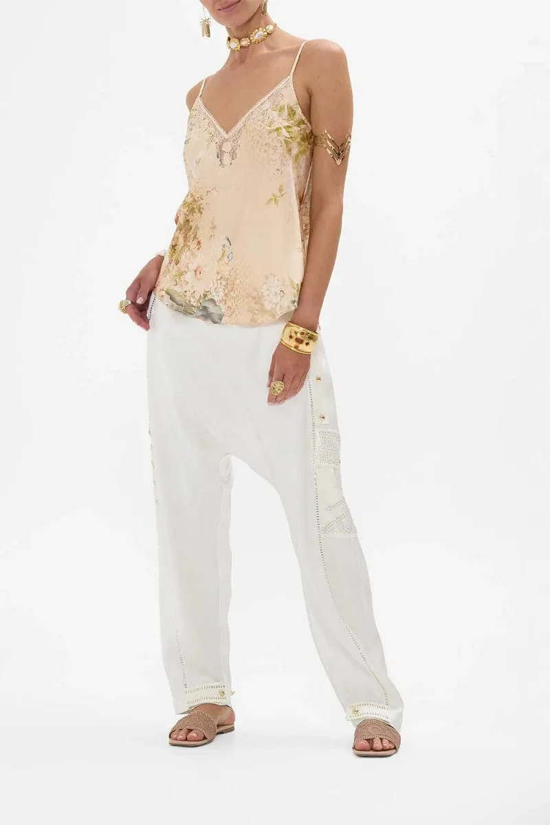 Camilla - V-Neck Bias Cami in Adorned in Antiquity