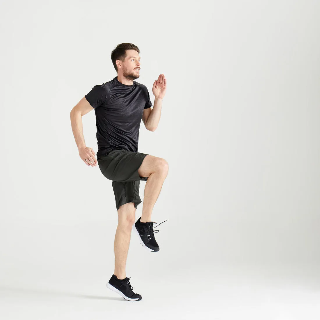 Cardio Fitness Shorts FST 120 - Green Khaki