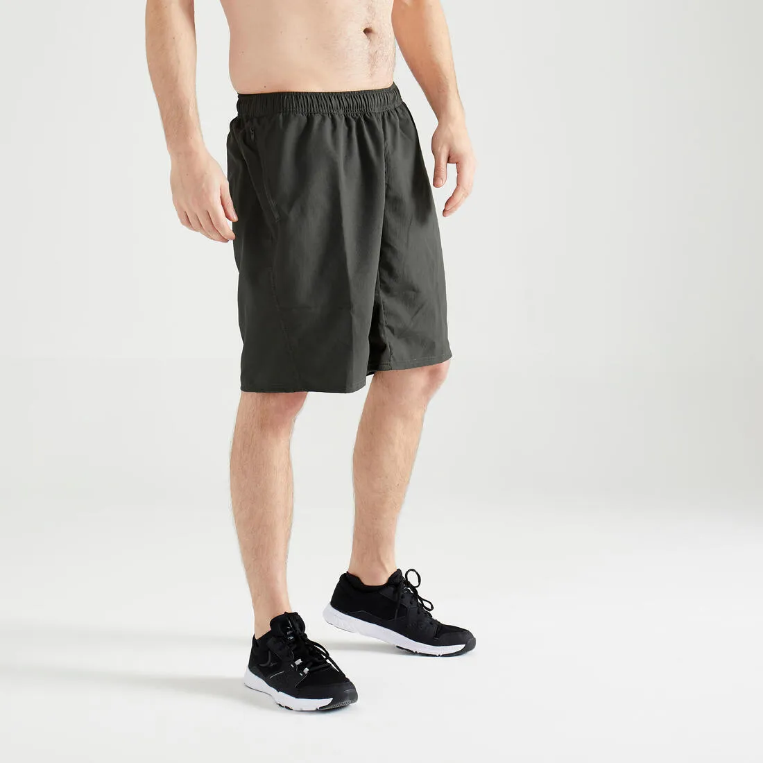Cardio Fitness Shorts FST 120 - Green Khaki