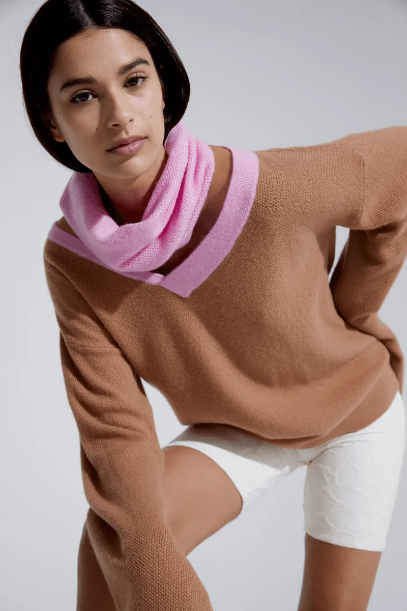 Cashmere and Silk Drunk V-neck