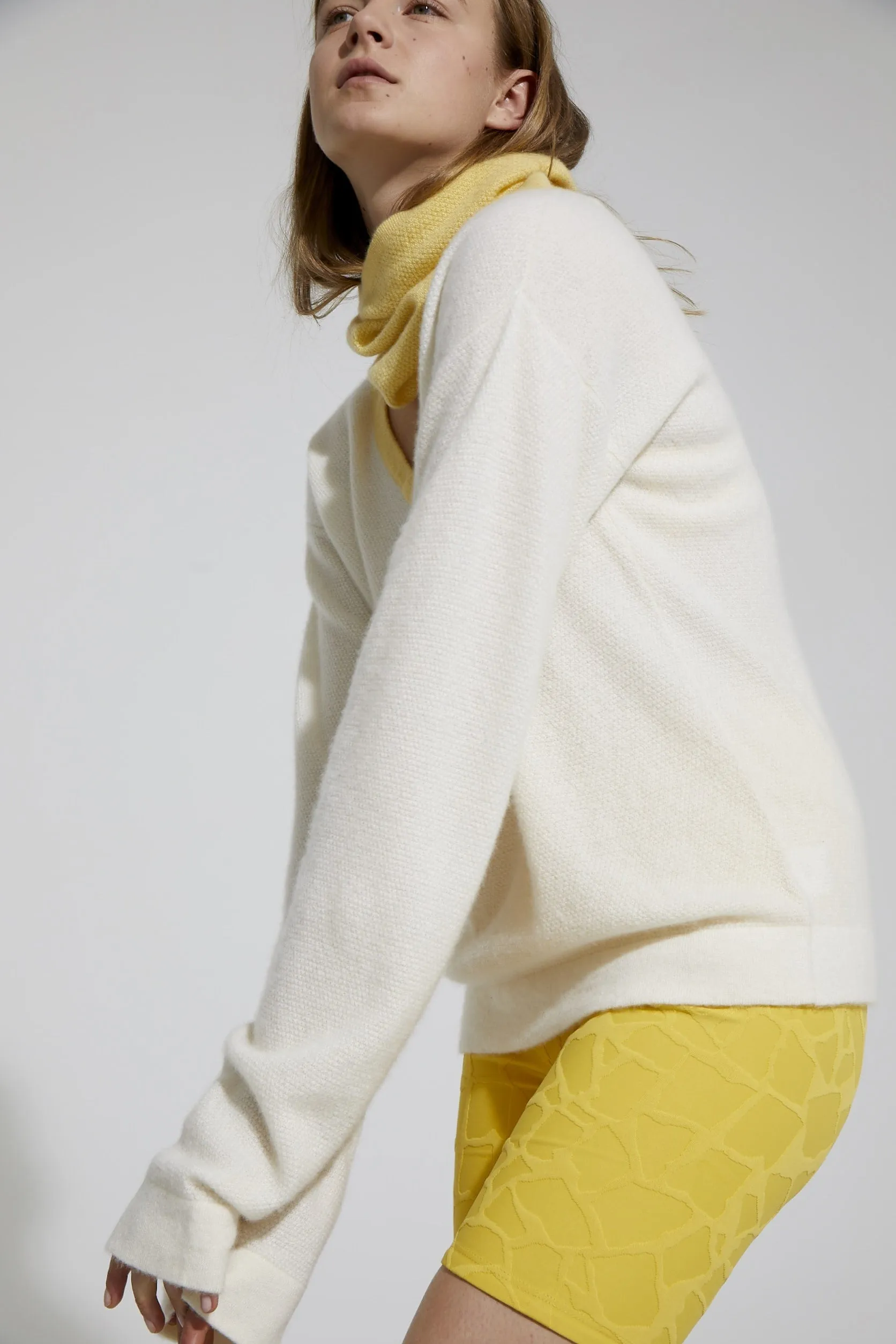 Cashmere and Silk Drunk V-neck