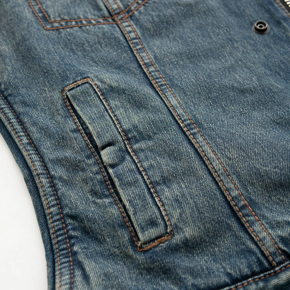 CAT WOMEN Motorcycle Denim Vest