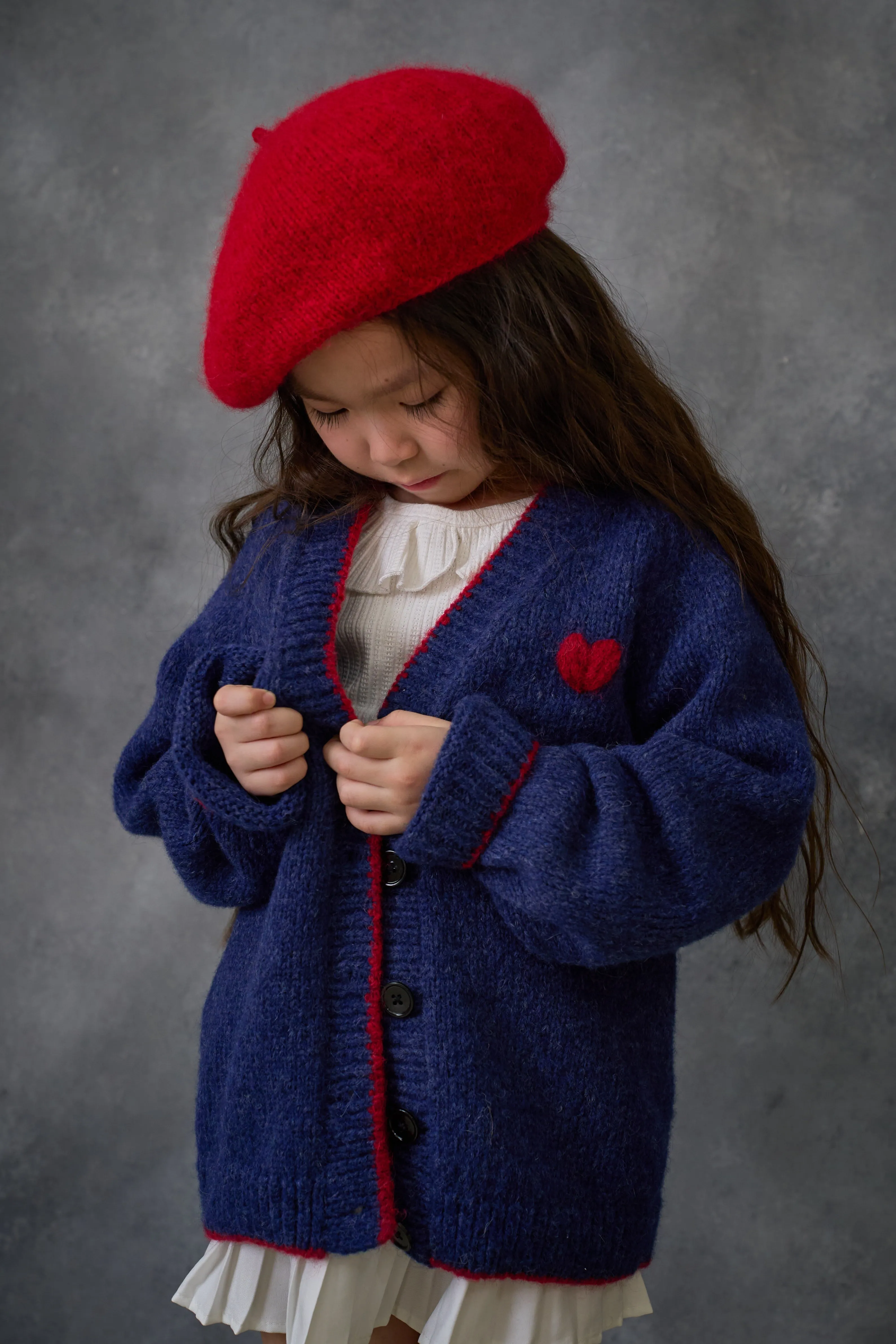 Chérie Cardigan |dark blue| in stock (7-8y /8-9y)