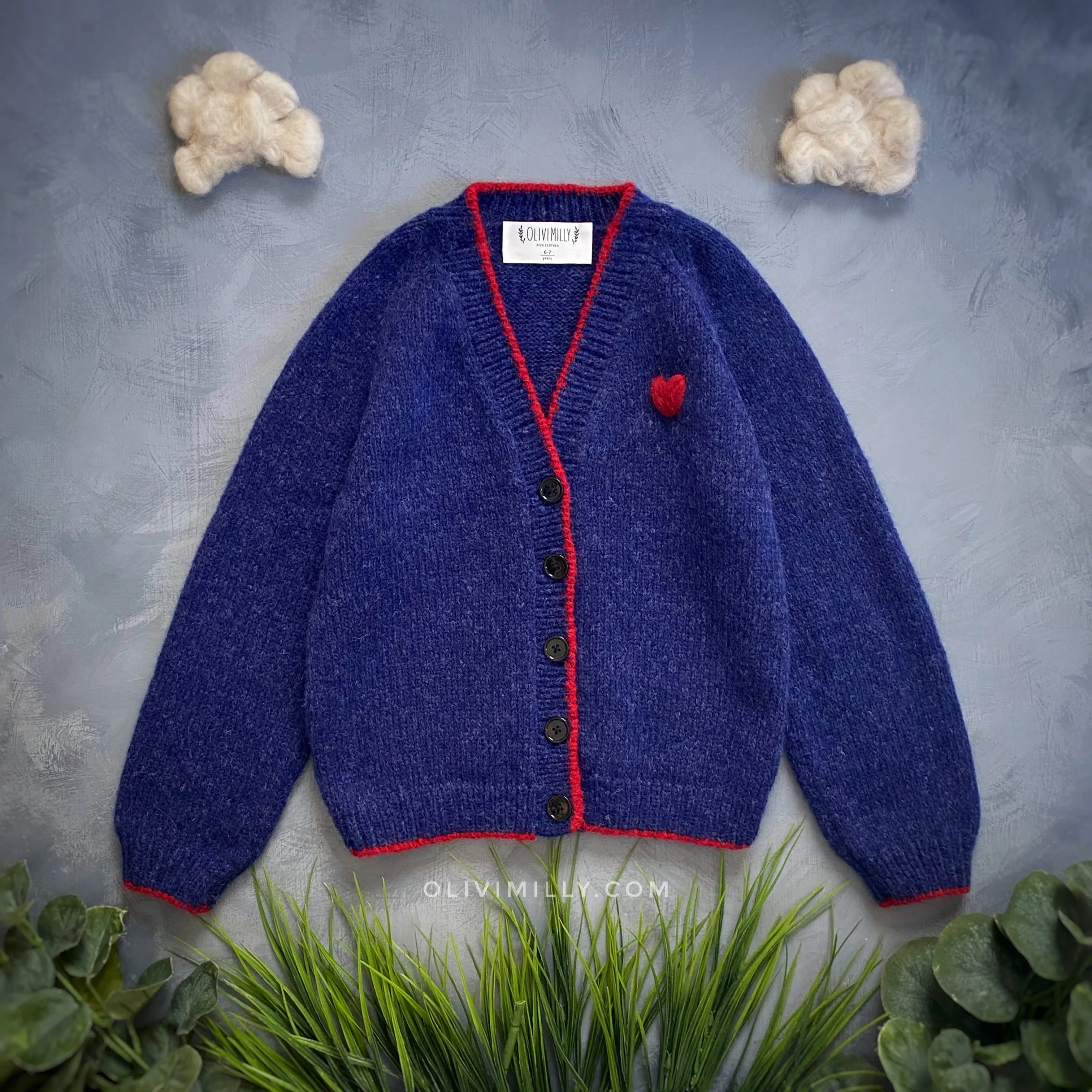 Chérie Cardigan |dark blue| in stock (7-8y /8-9y)
