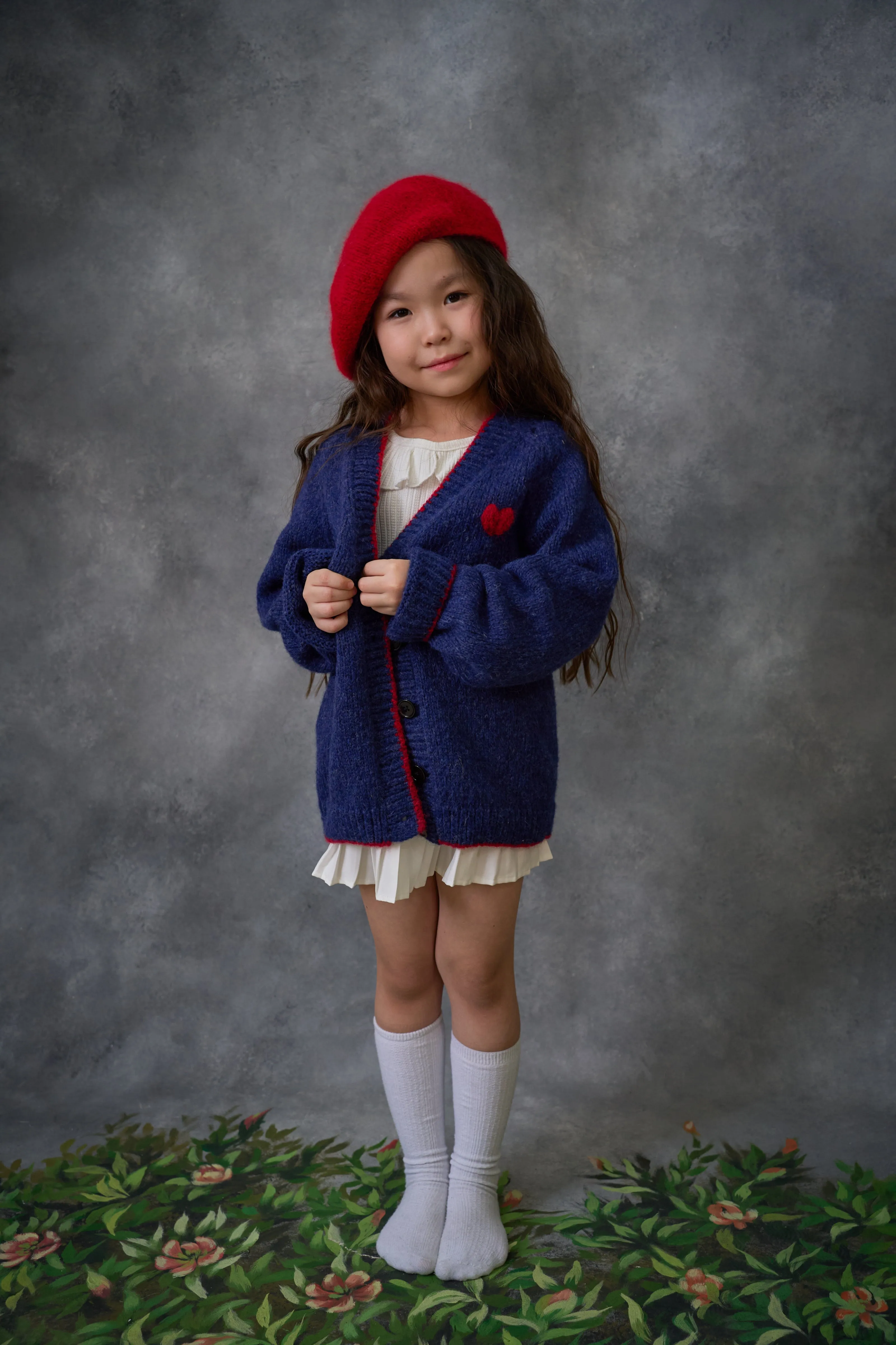 Chérie Cardigan |dark blue| in stock (7-8y /8-9y)