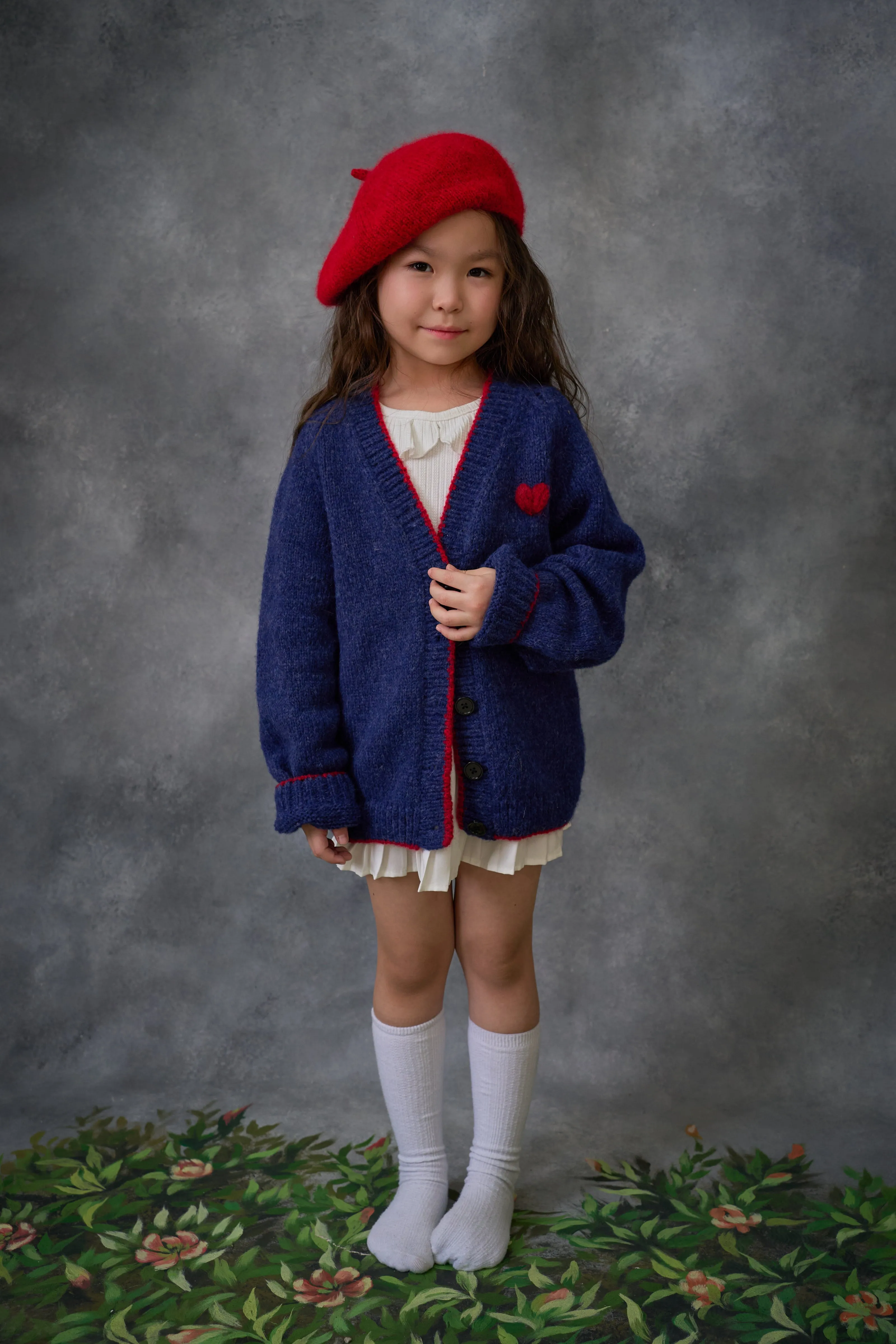 Chérie Cardigan |dark blue| in stock (7-8y /8-9y)
