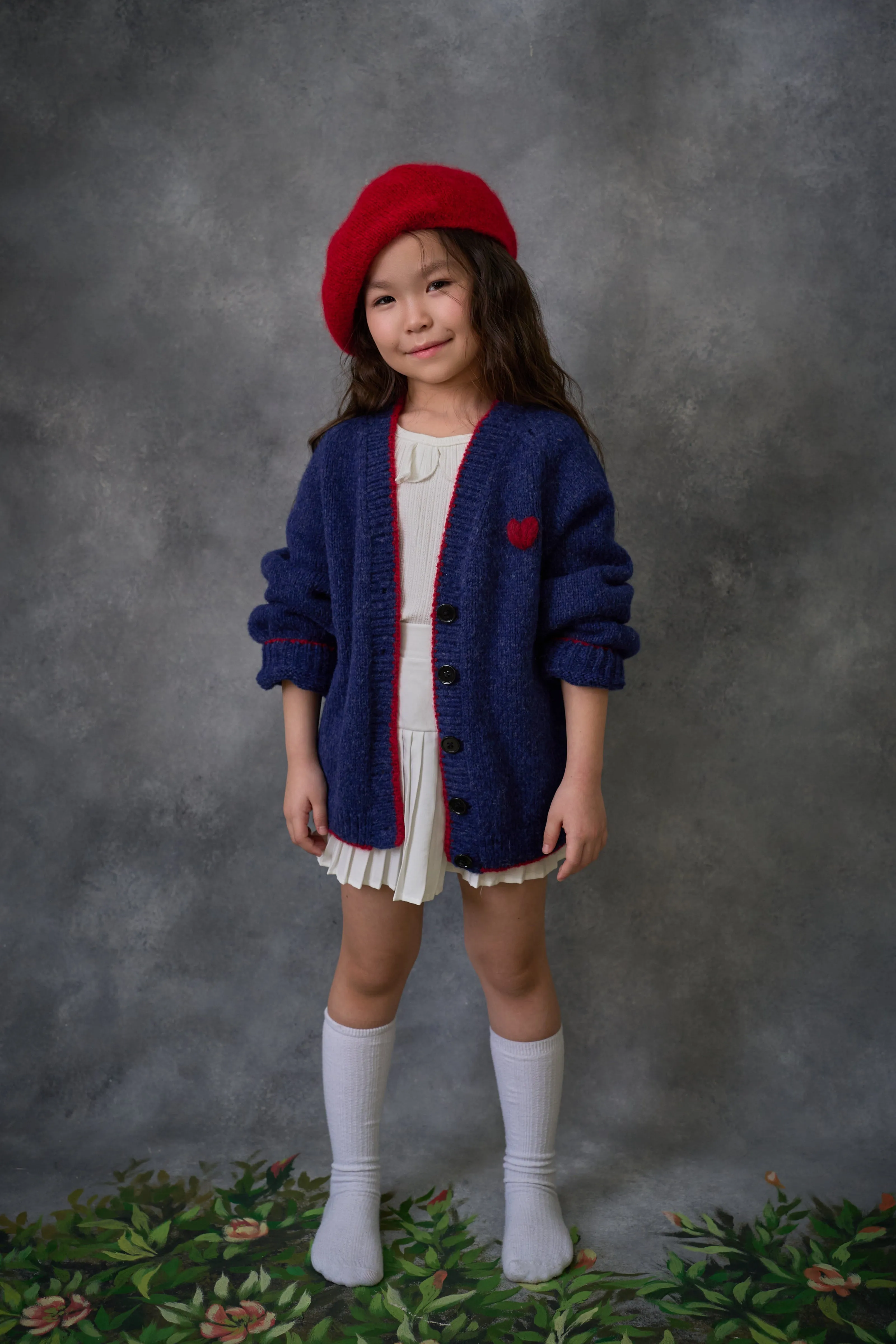 Chérie Cardigan |dark blue| in stock (7-8y /8-9y)