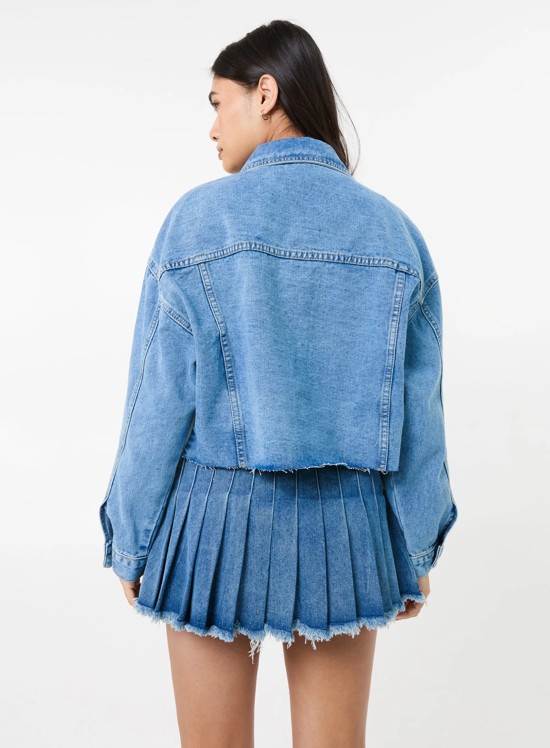 Cropped Denim Jacket