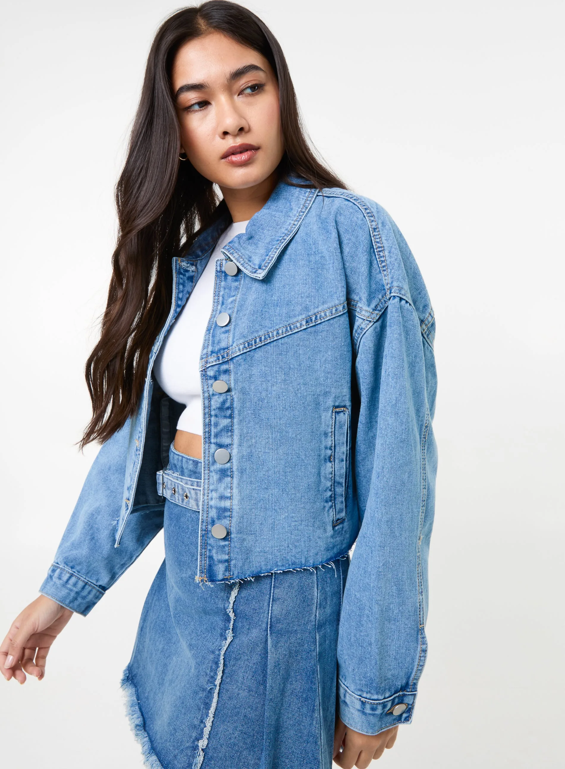 Cropped Denim Jacket