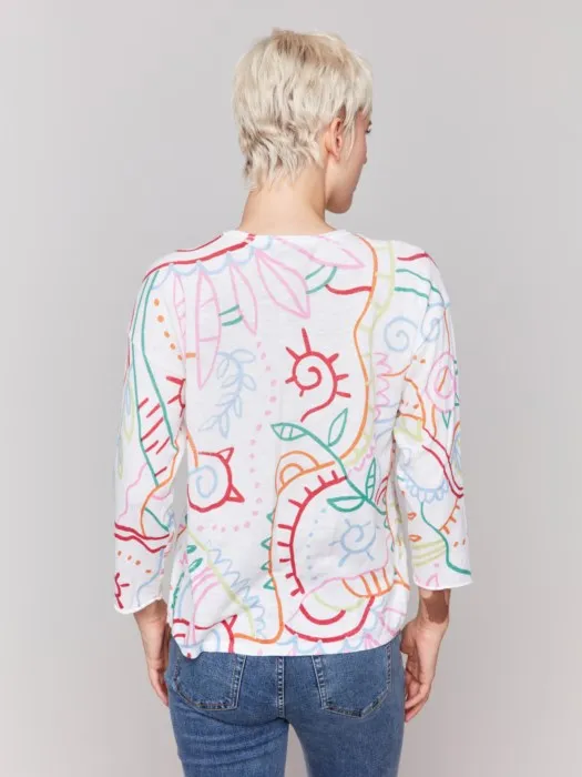 Doodle Crew Neck Sweater