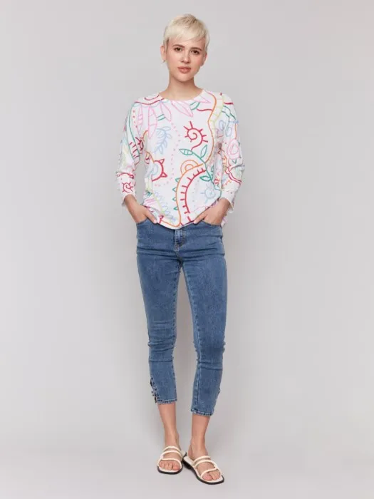 Doodle Crew Neck Sweater