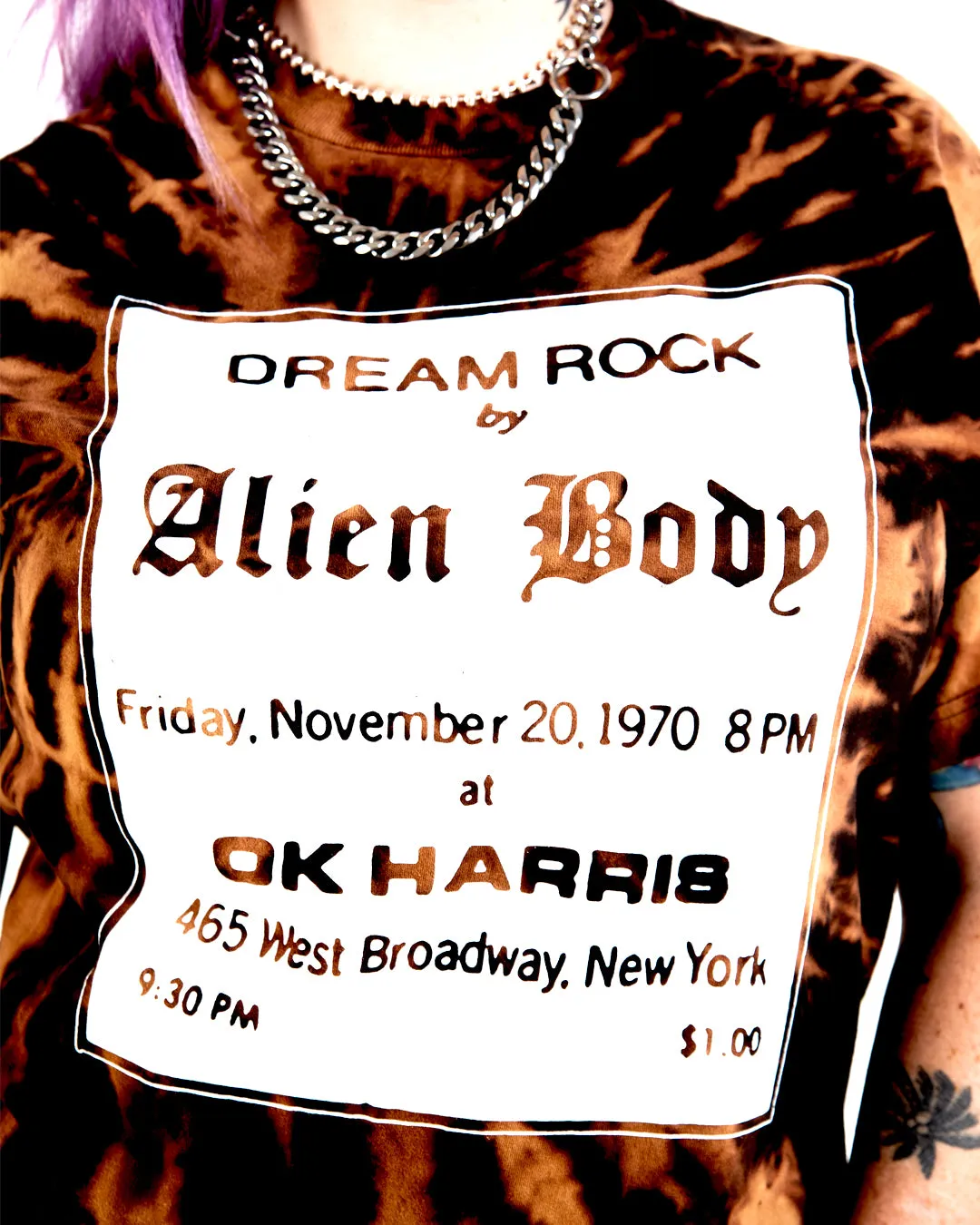 Dream Rock Bleach Dyed T Shirt